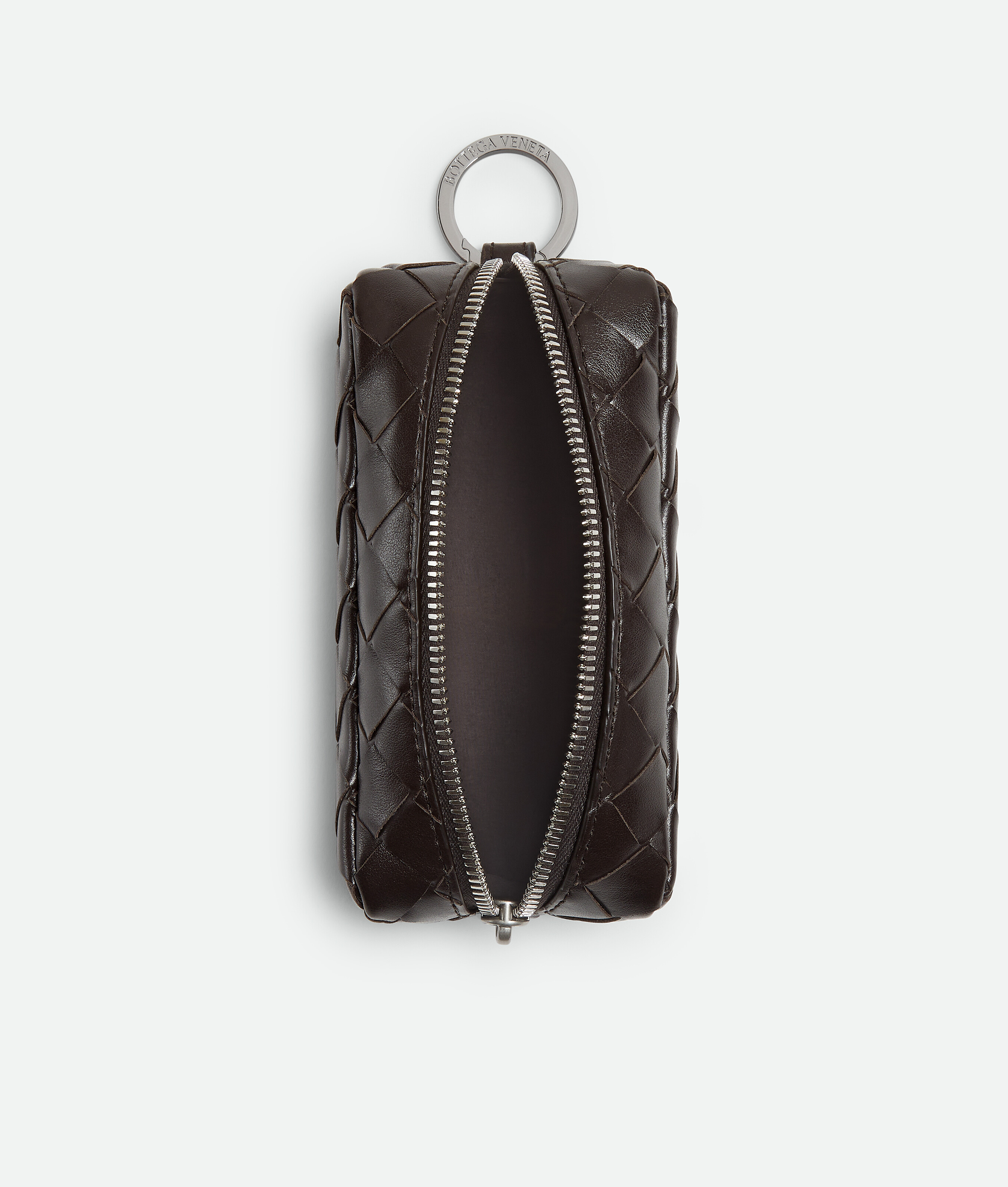 Shop Bottega Veneta Kleine Intrecciato Pouch In Brown