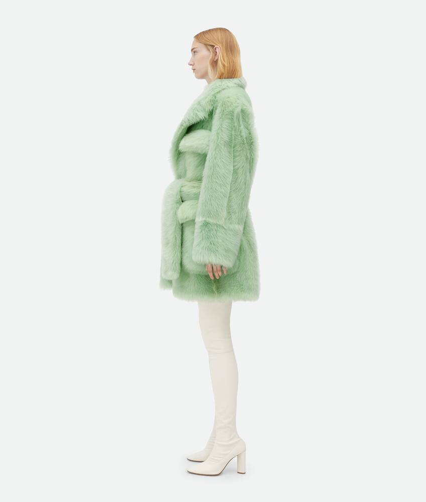 Display a large version of the product image 2 - Shearling Belted Coat