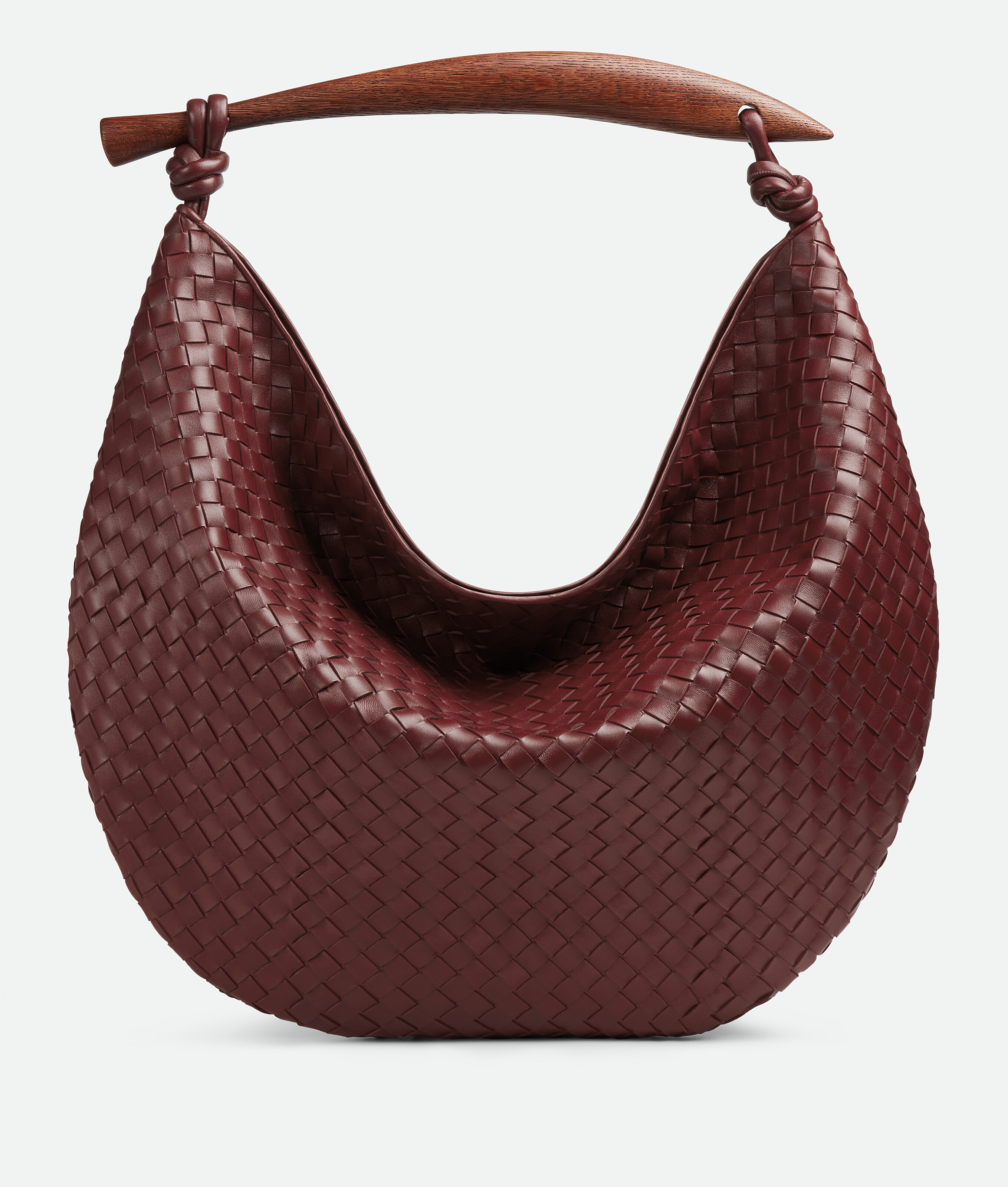 Bottega Veneta Sardine Bermuda In Burgundy