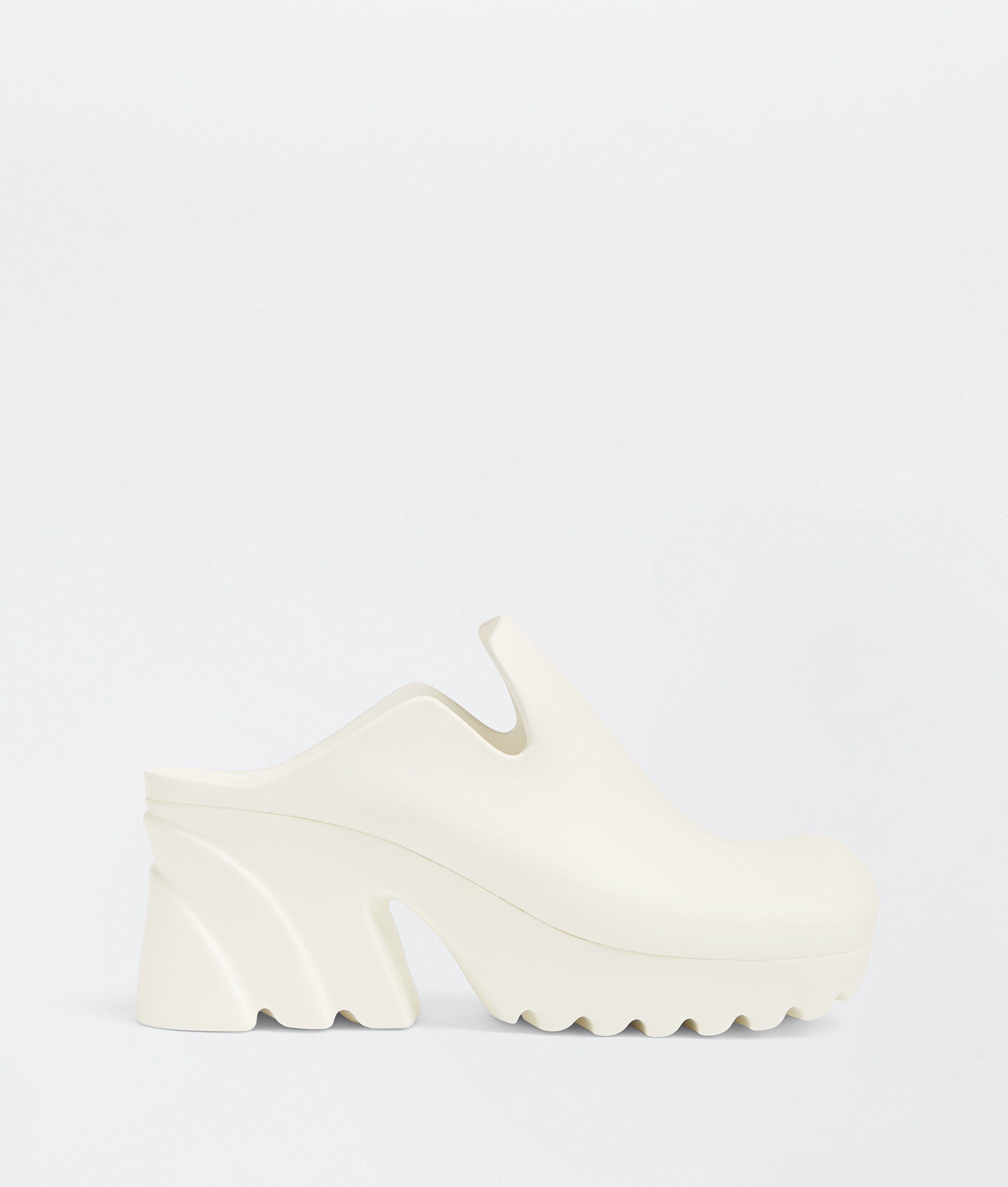 Bottega Veneta Clogs Rubber Flash In White