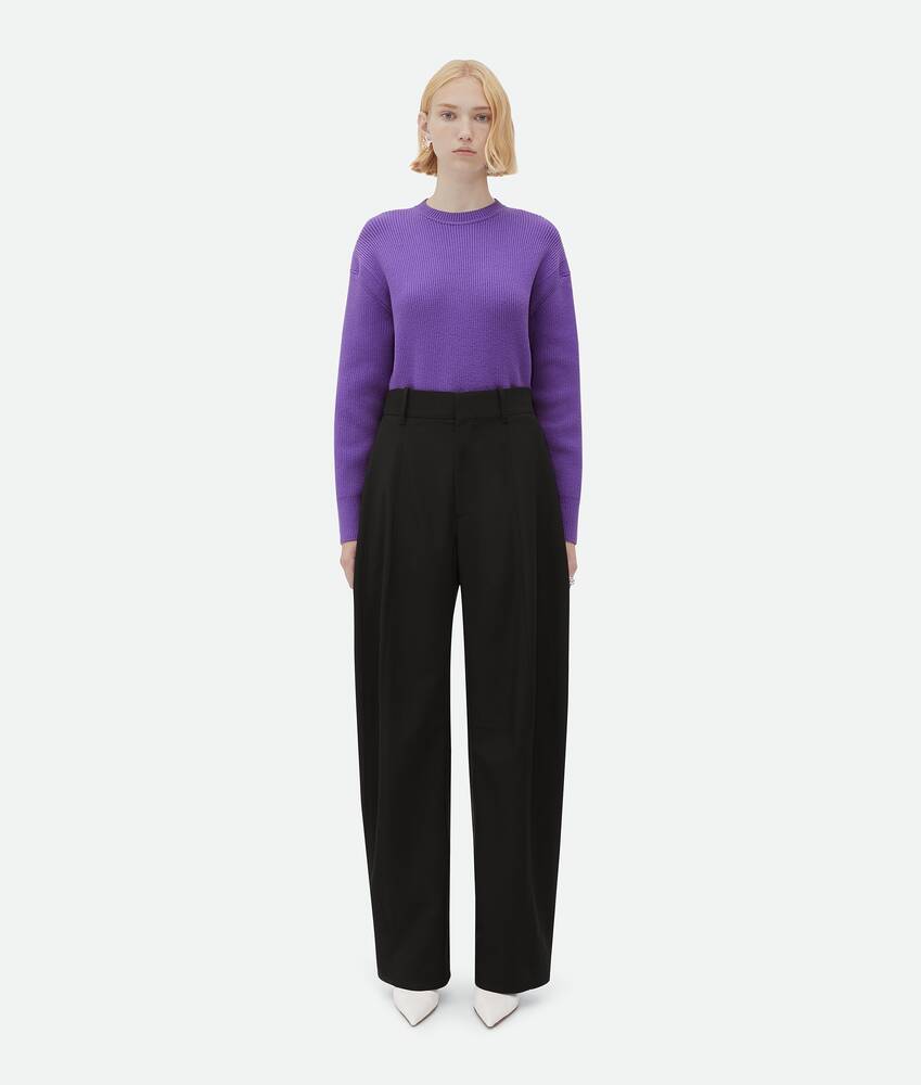 Wide Leg Wool Pants