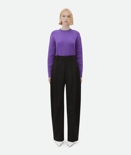 Display a large version of the product image 1 - Wide Leg Wool Pants