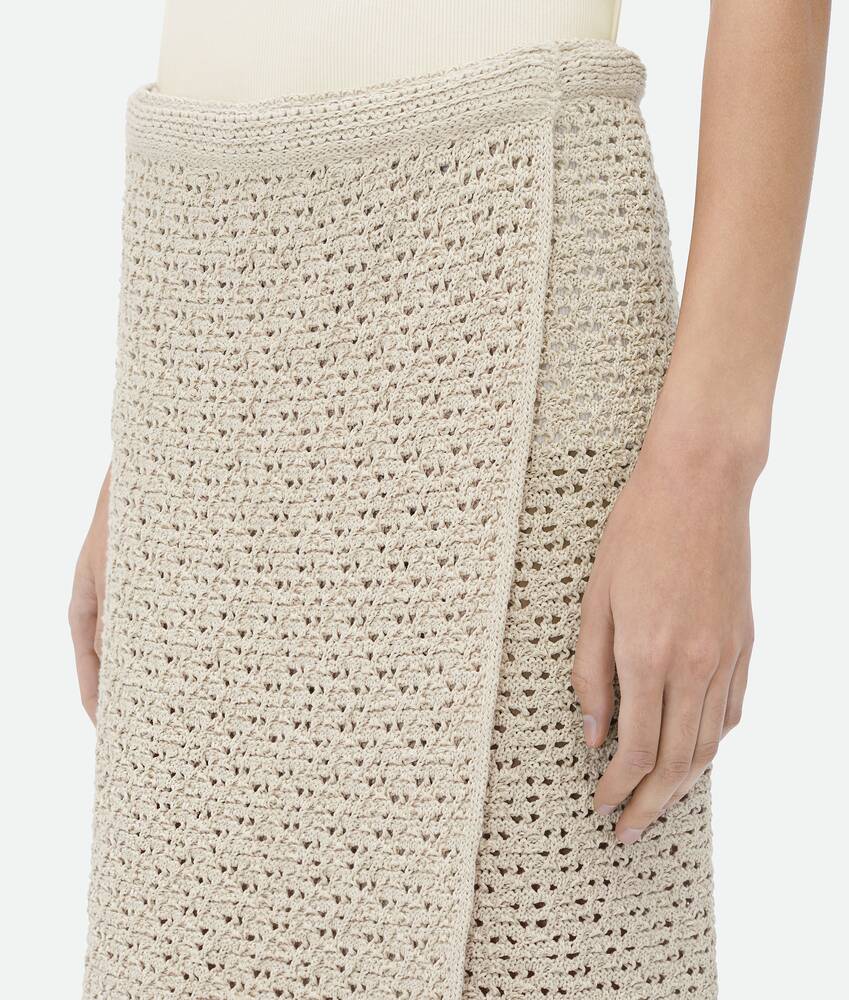 Display a large version of the product image 4 - Cotton Crochet Skirt