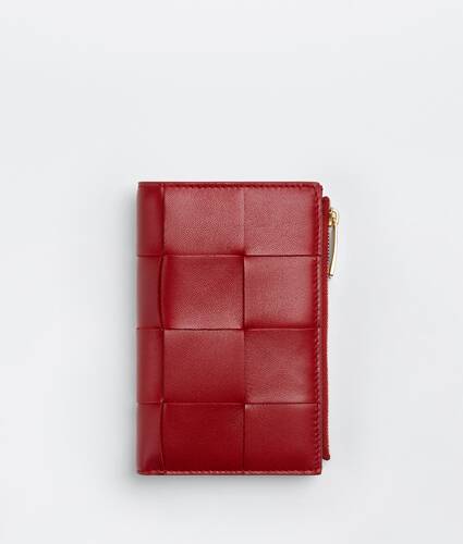 bifold portemonnaie mit zipper