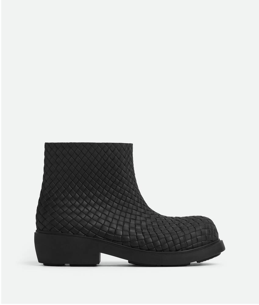 Bottega Veneta® Men's Fireman Ankle Boot in Black. Shop online now.