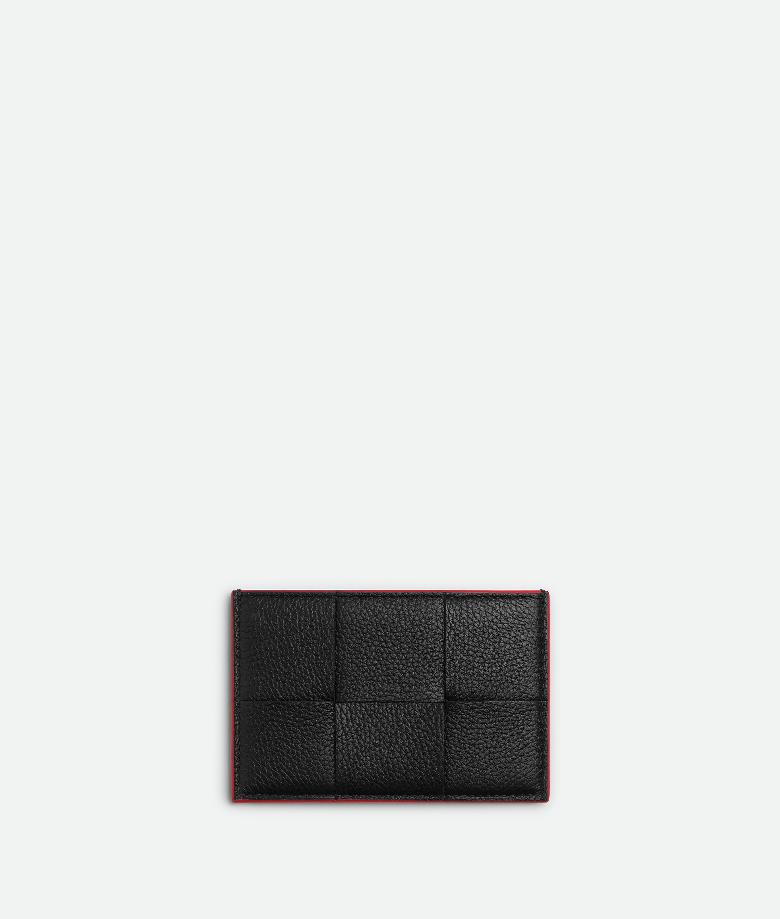 Bottega Veneta Cassette Credit Card Case In Black