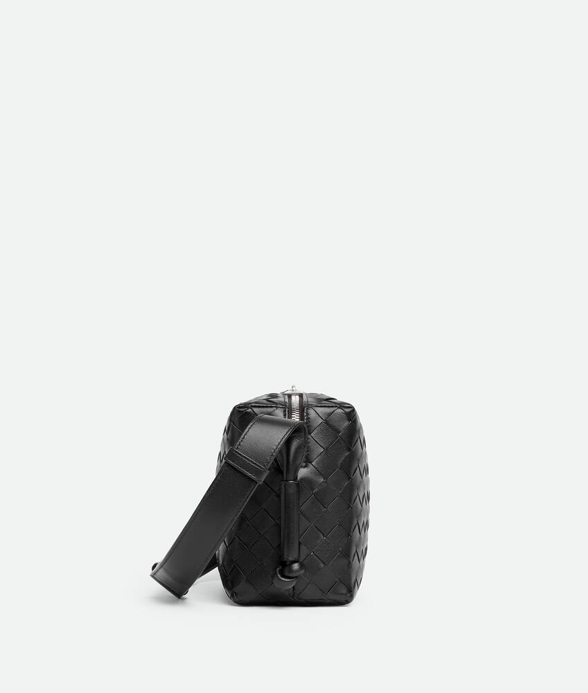 Bottega Veneta Black Intrecciato Candy Loop Camera Bag Leather ref.950413 -  Joli Closet