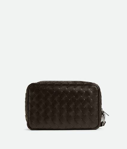 Intrecciato Small Pouch With Wristlet