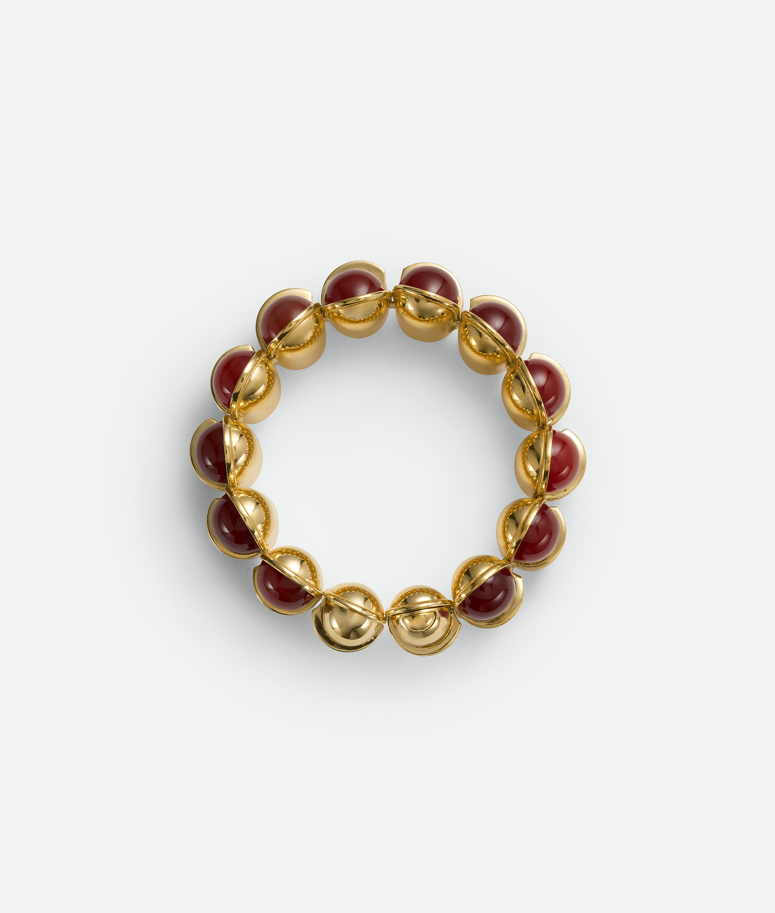 Bottega Veneta - Men - Gold-Plated and Enamel Bracelet Gold - M