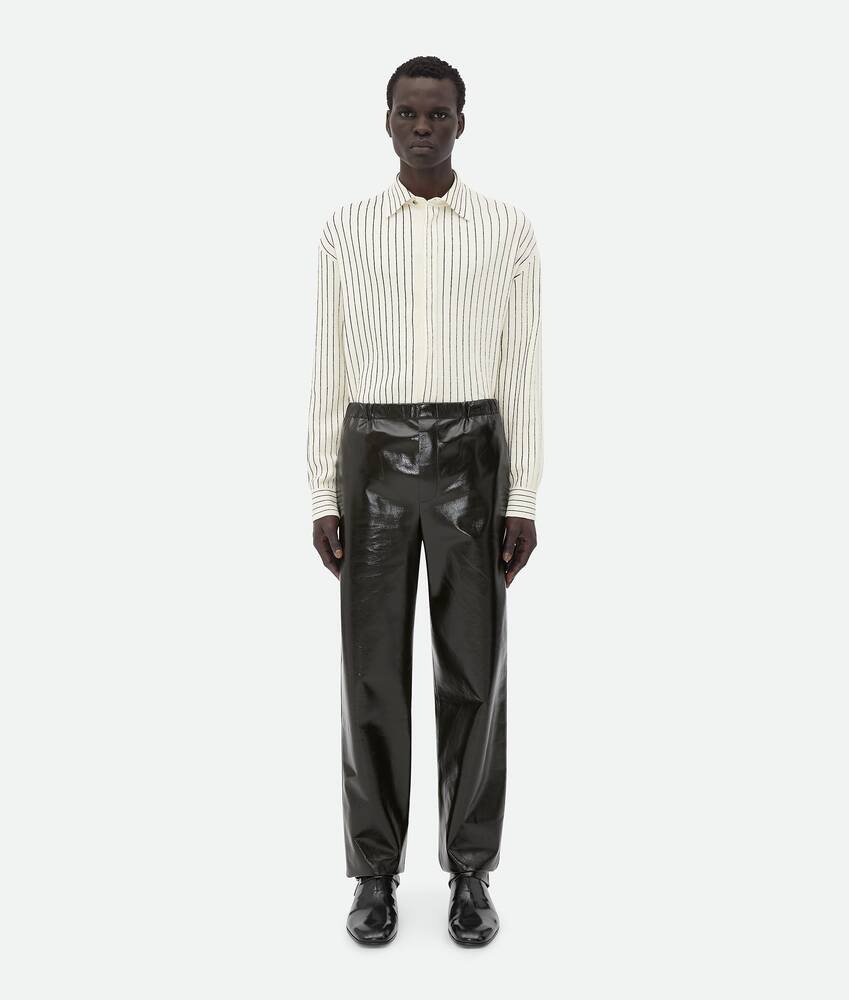 Display a large version of the product image 1 - Shiny Leather Elasticated Trousers
