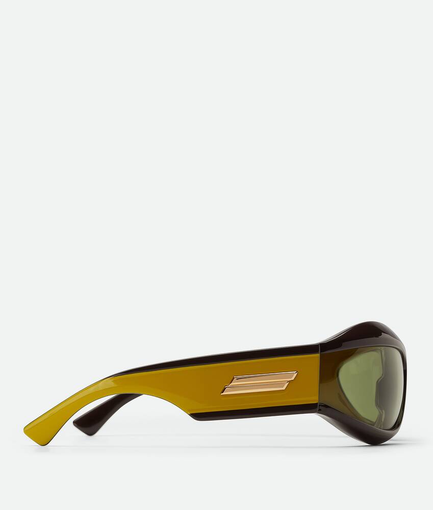 Display a large version of the product image 3 - Cangi Wraparound Injected Acetate Sunglasses