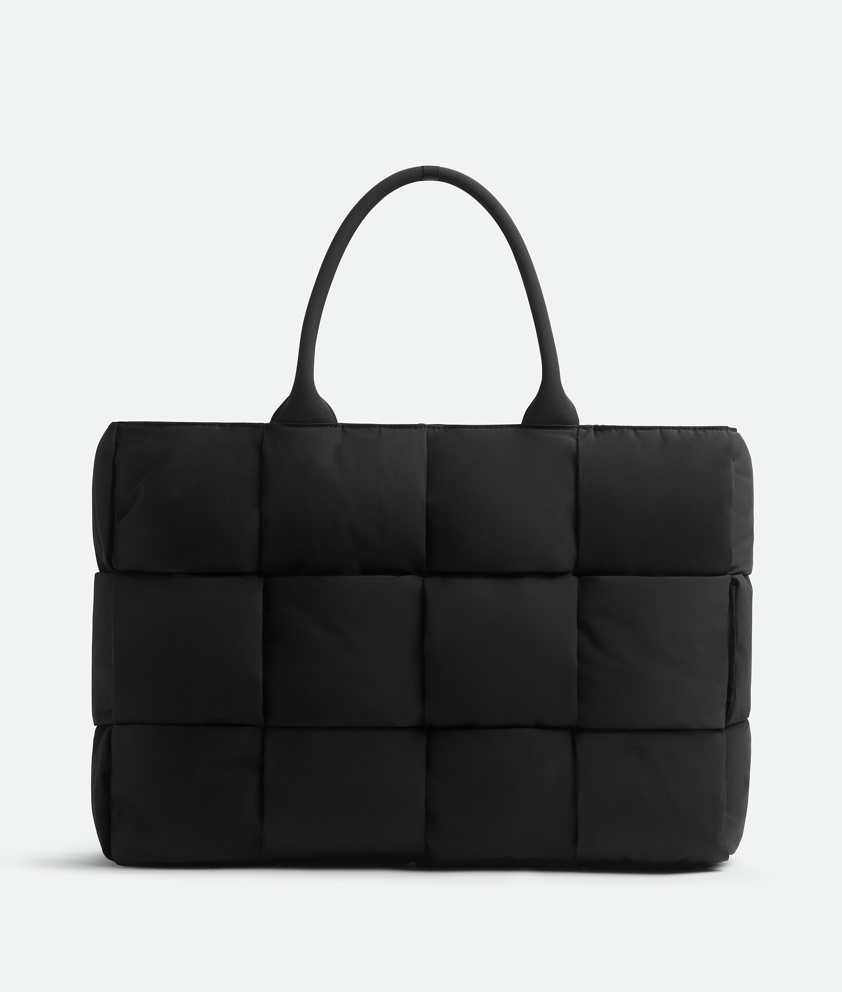 Shop Bottega Veneta Large Arco Padded Tote Bag In Black