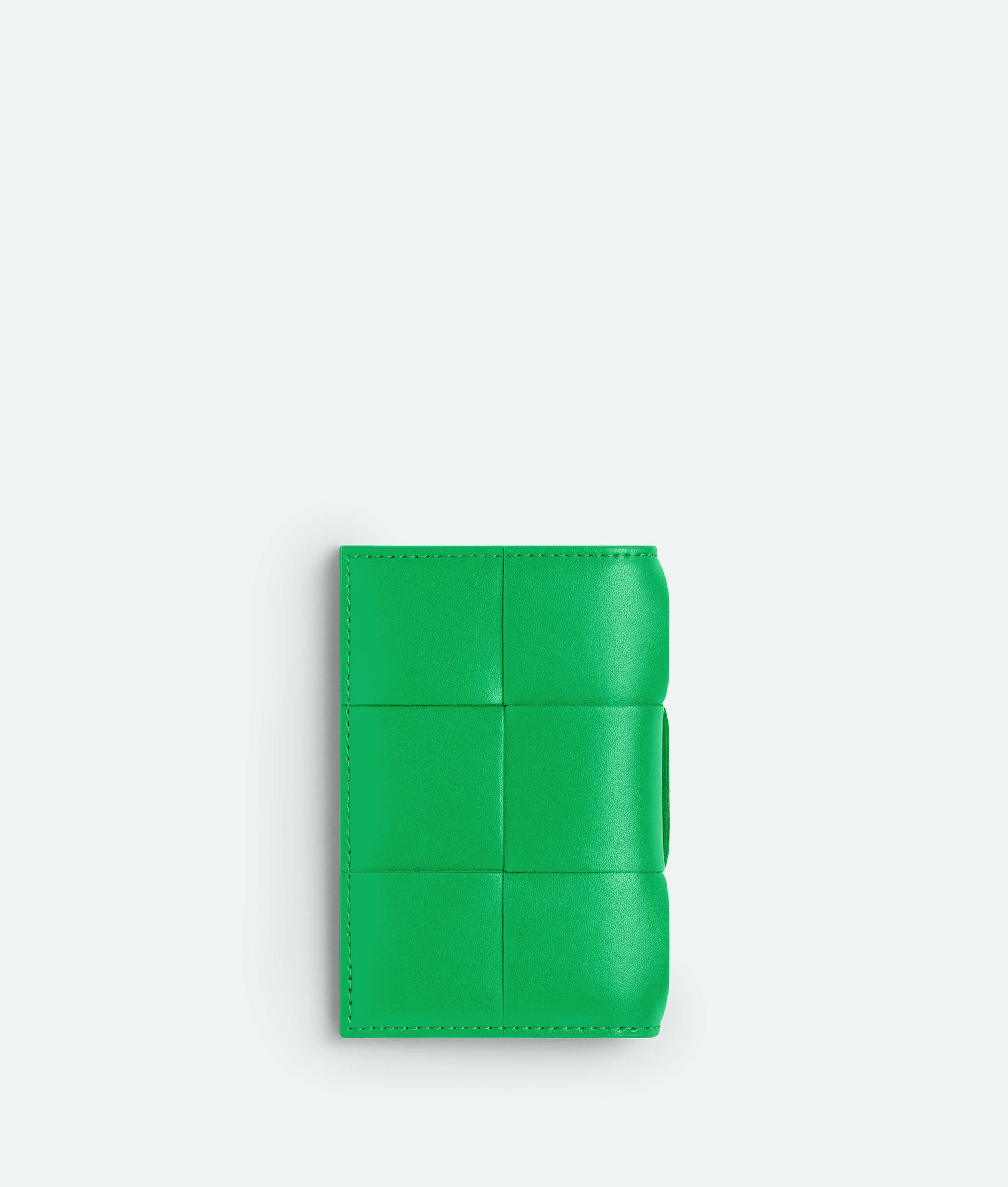 Bottega Veneta Cassette Flap Card Case In Parakeet