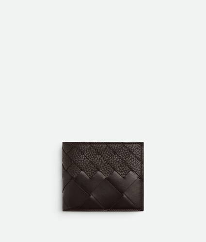 Intrecciato Bi-Fold Wallet With Coin Purse