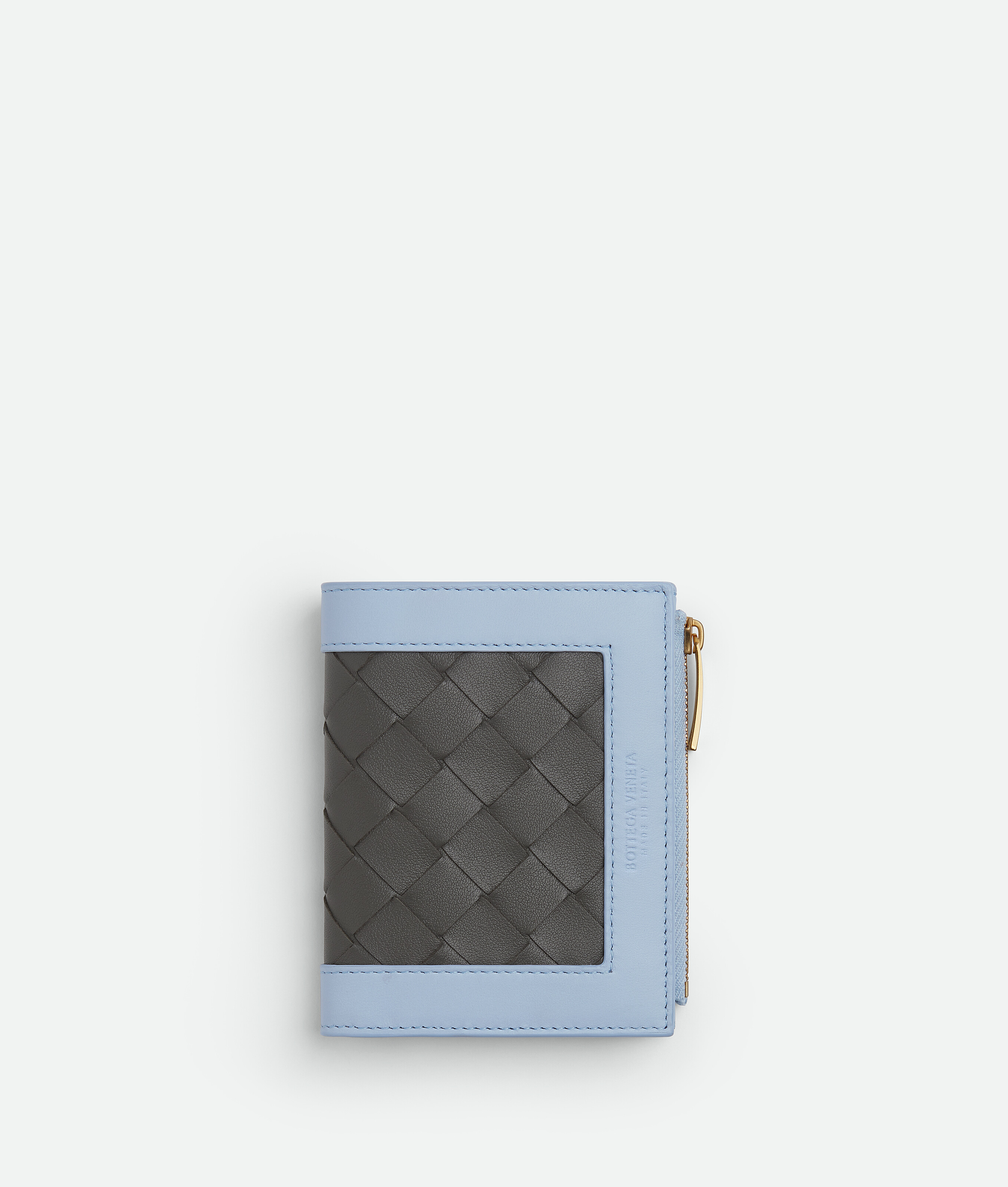 Bottega Veneta Angolo Small Bi-fold Wallet - Lunar/lapilli - Woman