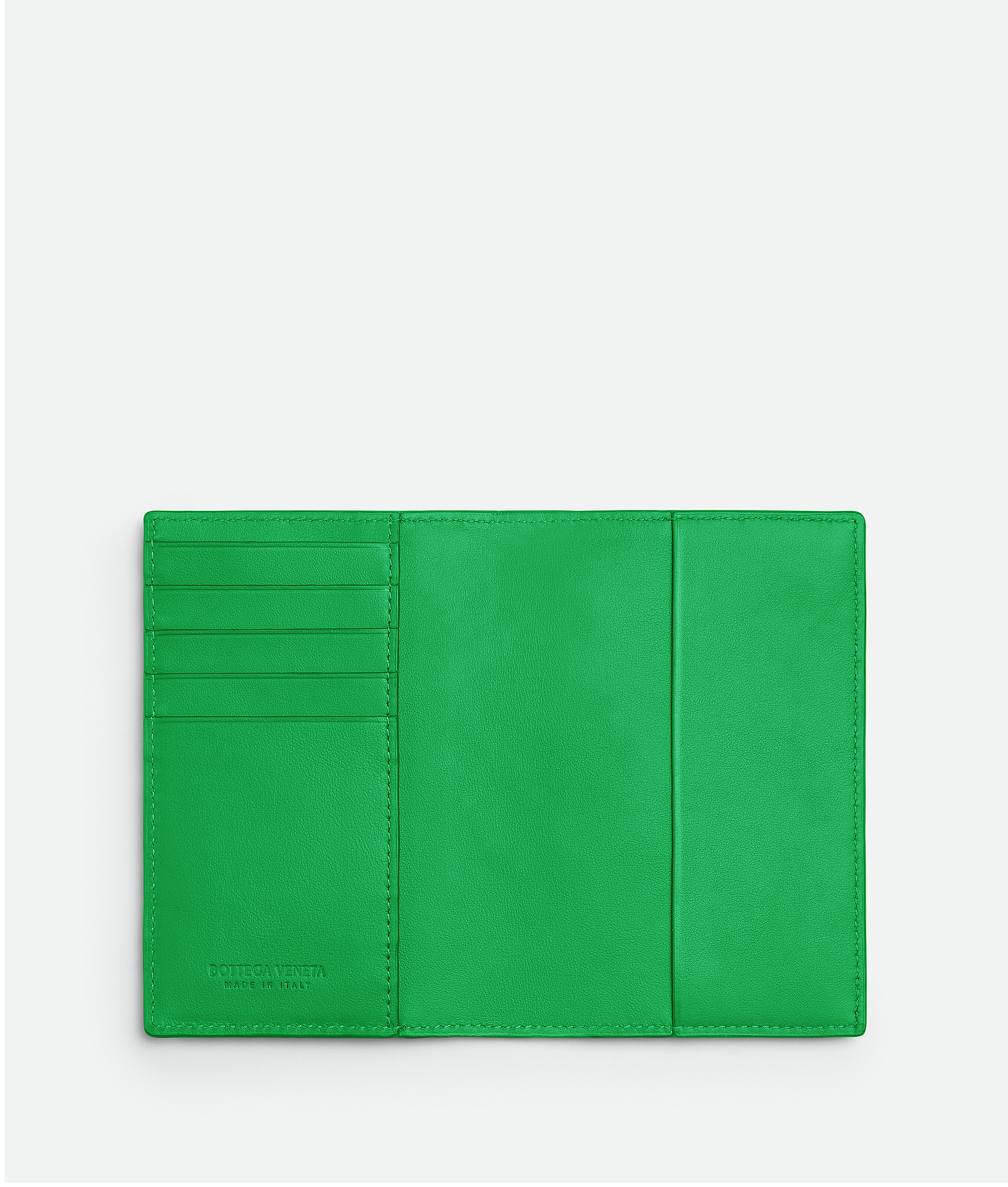 Bottega Veneta Passport Case In Black