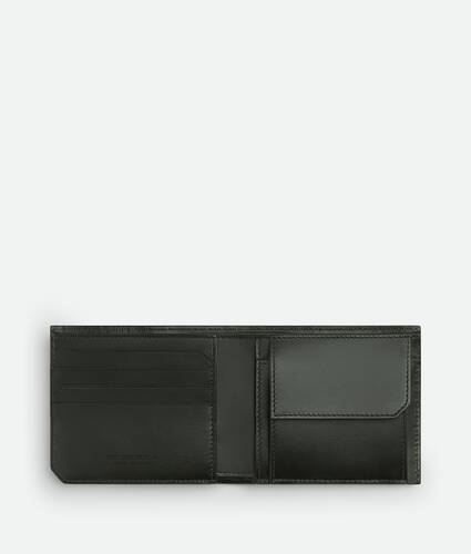 Intrecciato Piccolo Bi-Fold Wallet With Coin Purse