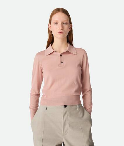 Display a large version of the product image 1 - Light Fine Cashmere Polo