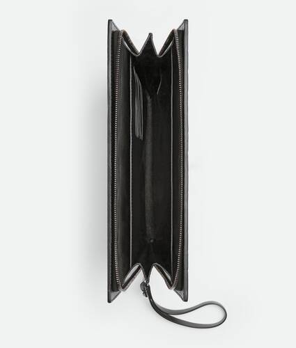 Intrecciato Document Case With Wristlet