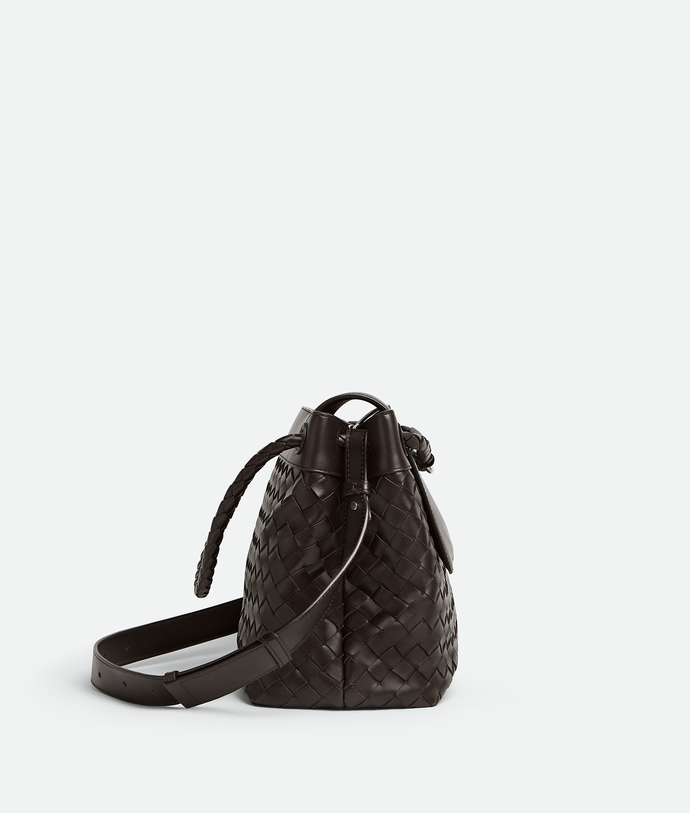 Bottega Veneta Andiamo Messenger In Fondant