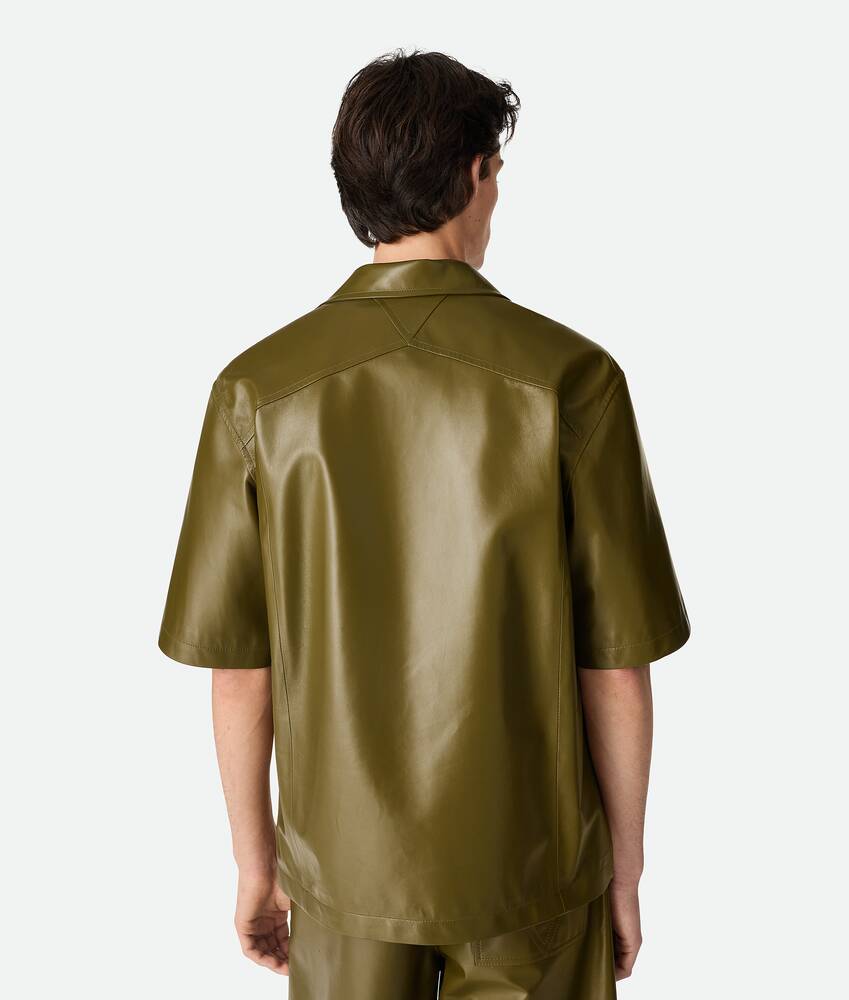 Display a large version of the product image 3 - Leather Nappa Shirt