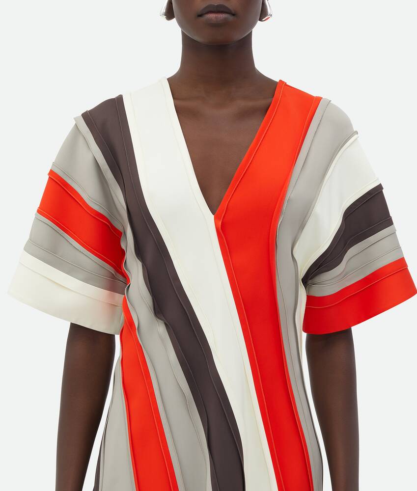 Display a large version of the product image 4 - Fluid Viscose Stripe Dress