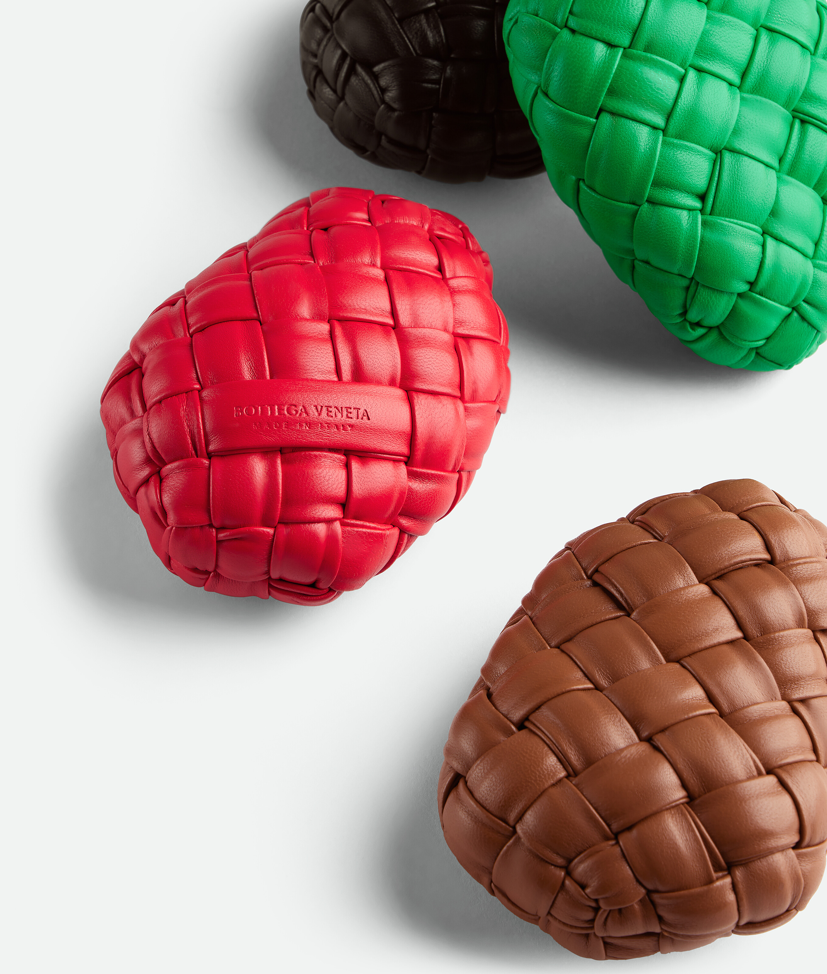 Bottega Veneta Stein Aus Intreccio Foulard In Vernis