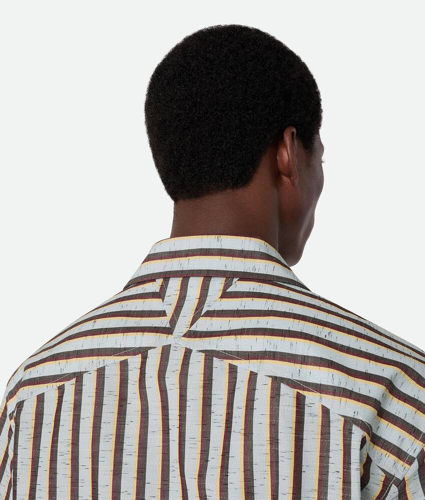 Display a large version of the product image 5 - Stripe Cotton And Linen Shirt