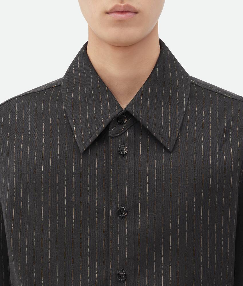 Display a large version of the product image 5 - Cotton And Silk Stripe Shirt