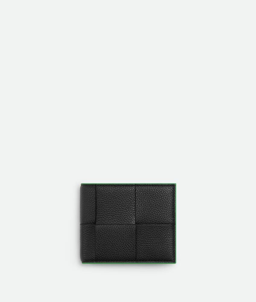 定価¥77000【新品】ボッテガ・ヴェネタ コインパース付き 二つ折り財布 ブラック
