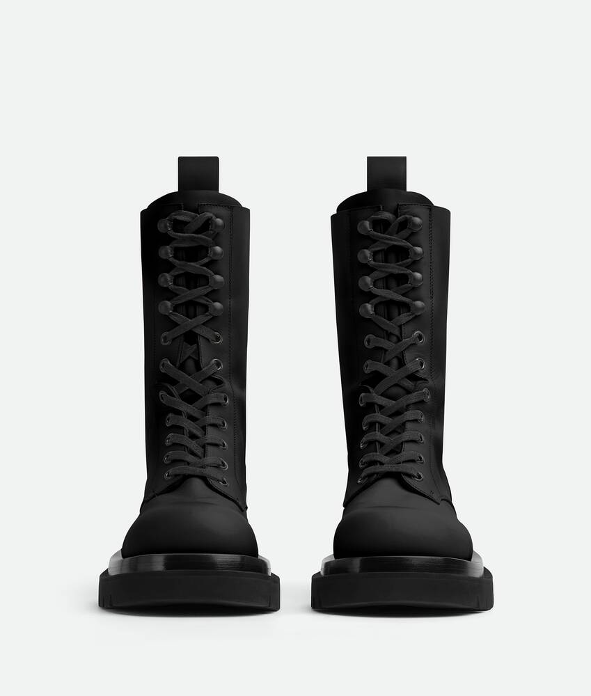 Bottega Veneta® Women's Lug Lace-Up Boot in Black. Shop online now.