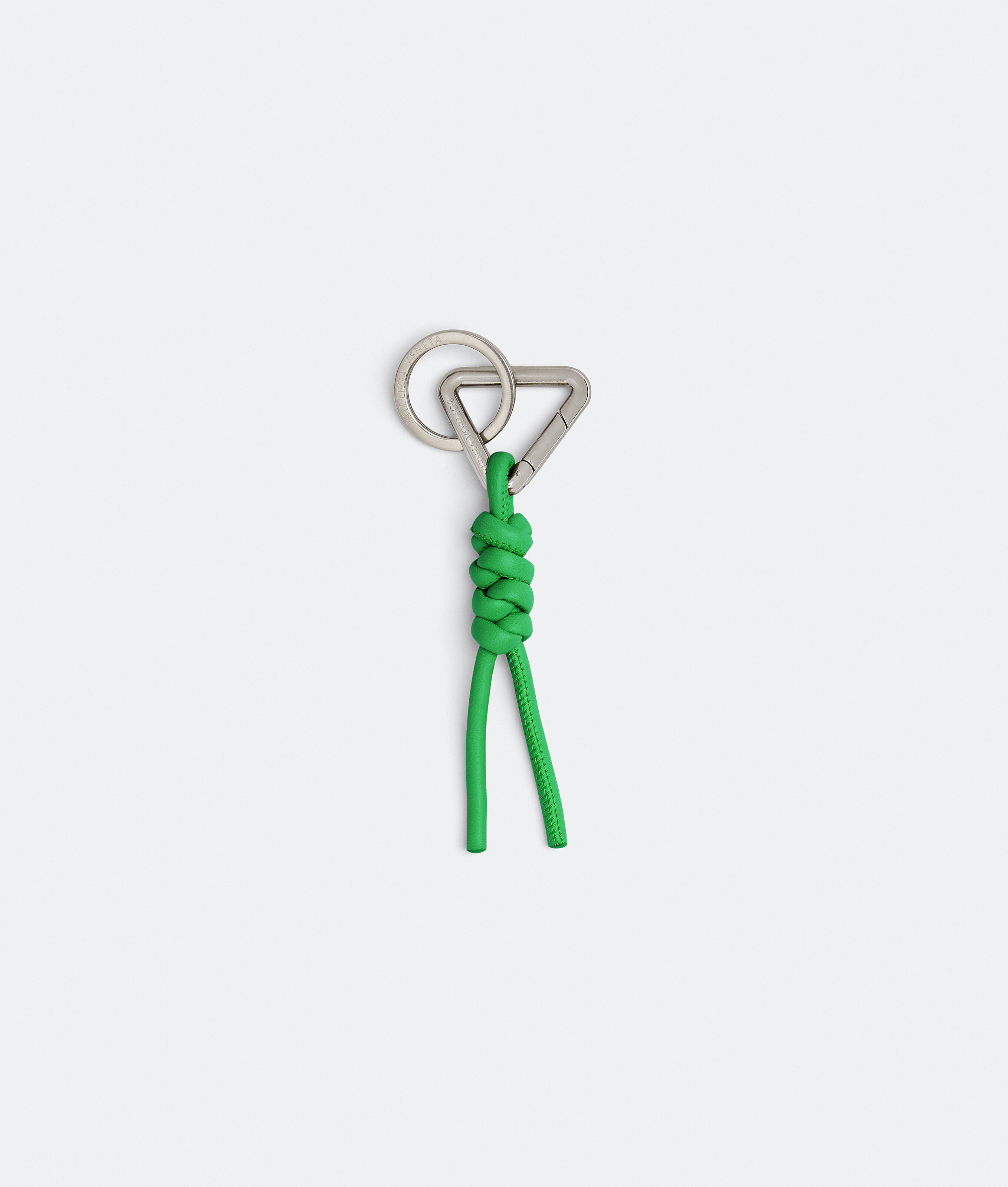 Bottega Veneta Bottega  Veneta Triangle Key Ring In Green