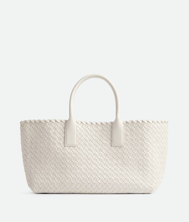 Bottega Veneta® Small Cabat in White. Shop online now.