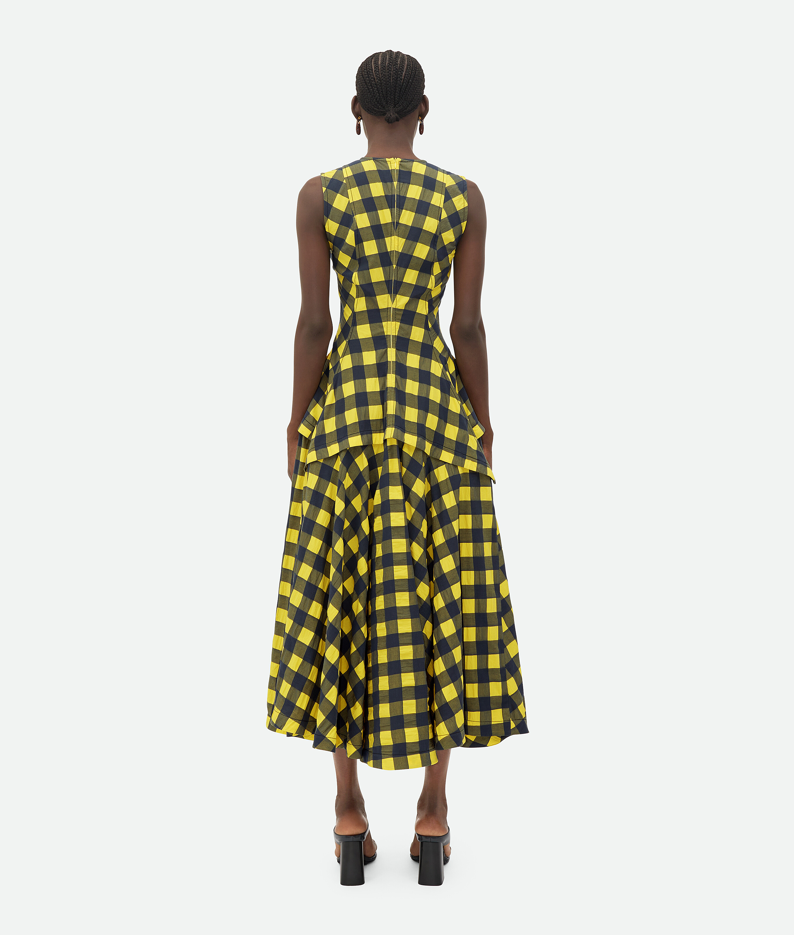 BOTTEGA VENETA ROBE EN COTON VICHY