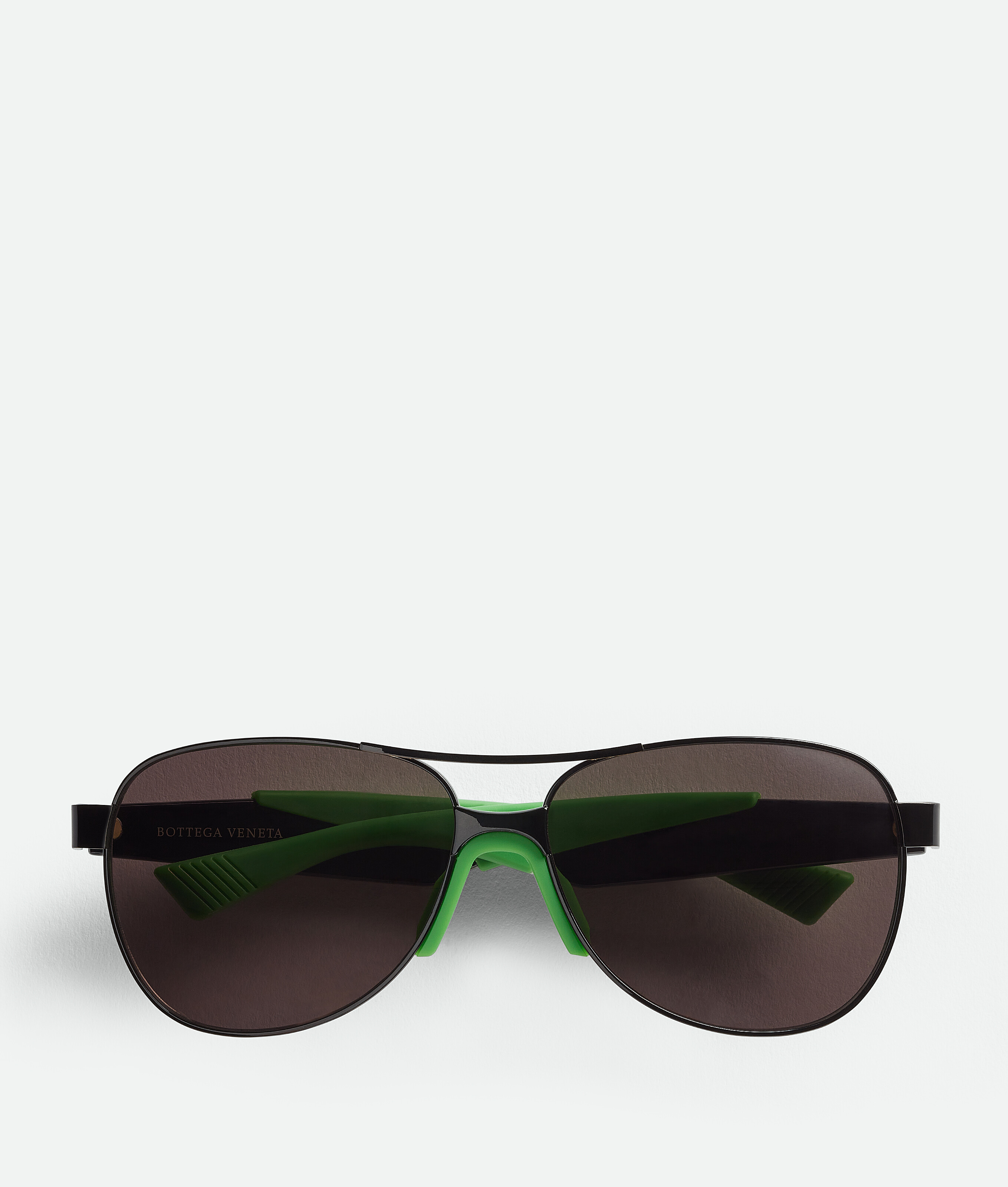 Metallic Aviator metal sunglasses, Bottega Veneta