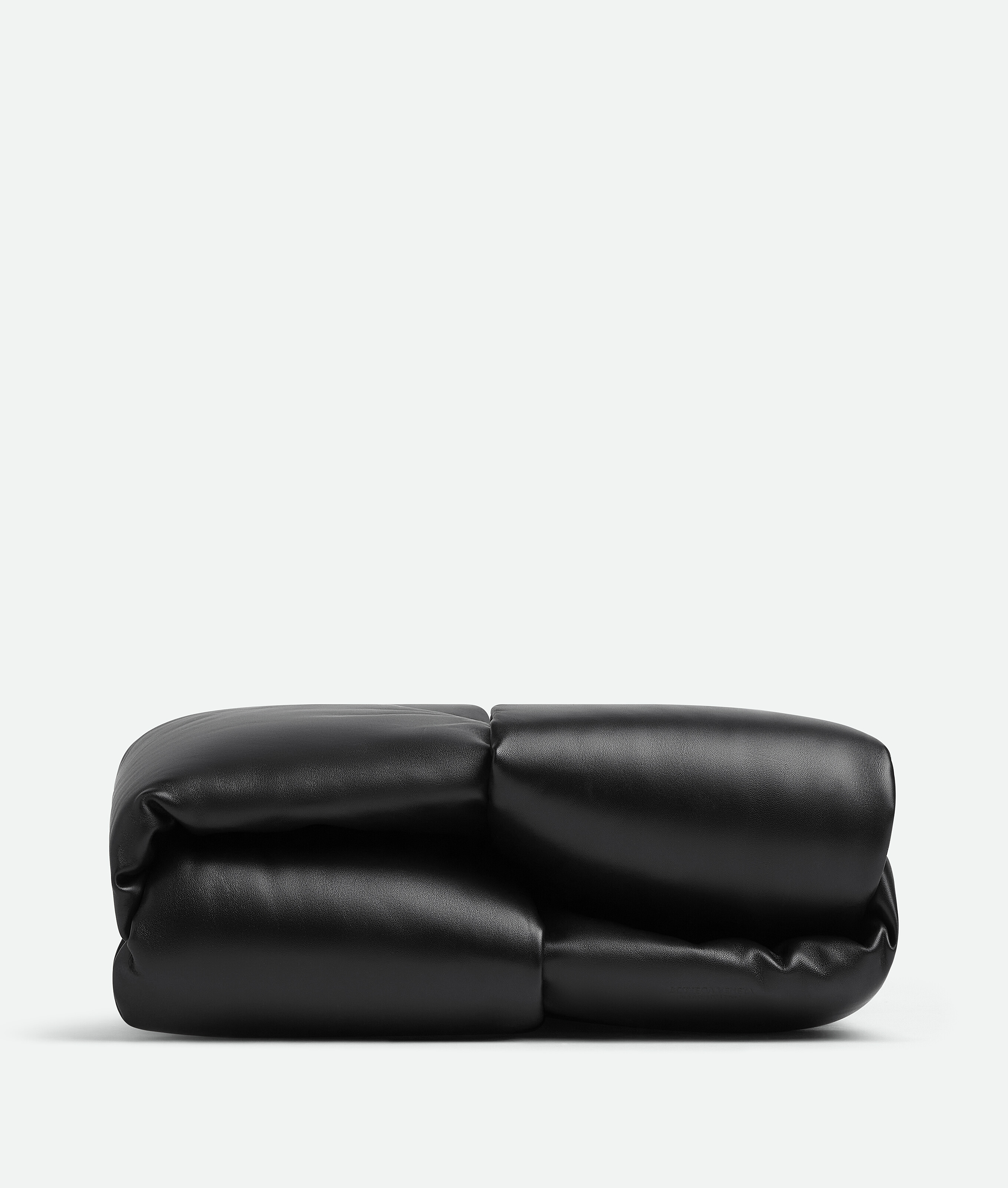Shop Bottega Veneta Padded Intreccio Cushion In Black