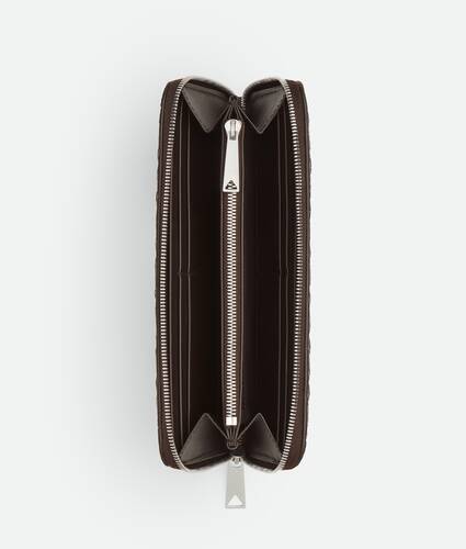 Intrecciato Zip Around Wallet