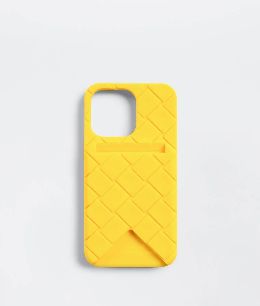 Bottega Veneta® Men's Iphone 13 Pro Case in Lemon. Shop online now.