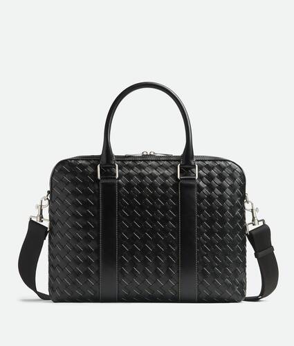 Bottega Veneta - Intrecciato Leather Messenger Bag - Men - Black for Men