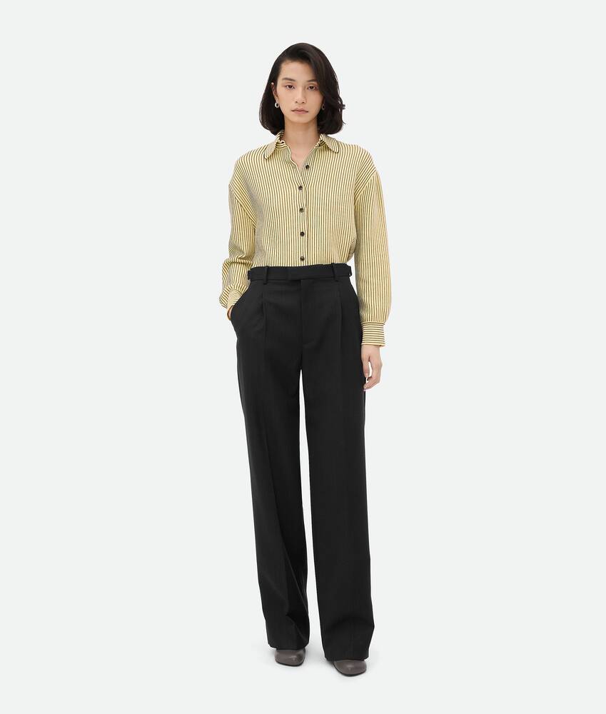 Display a large version of the product image 1 - Striped Wool Trousers