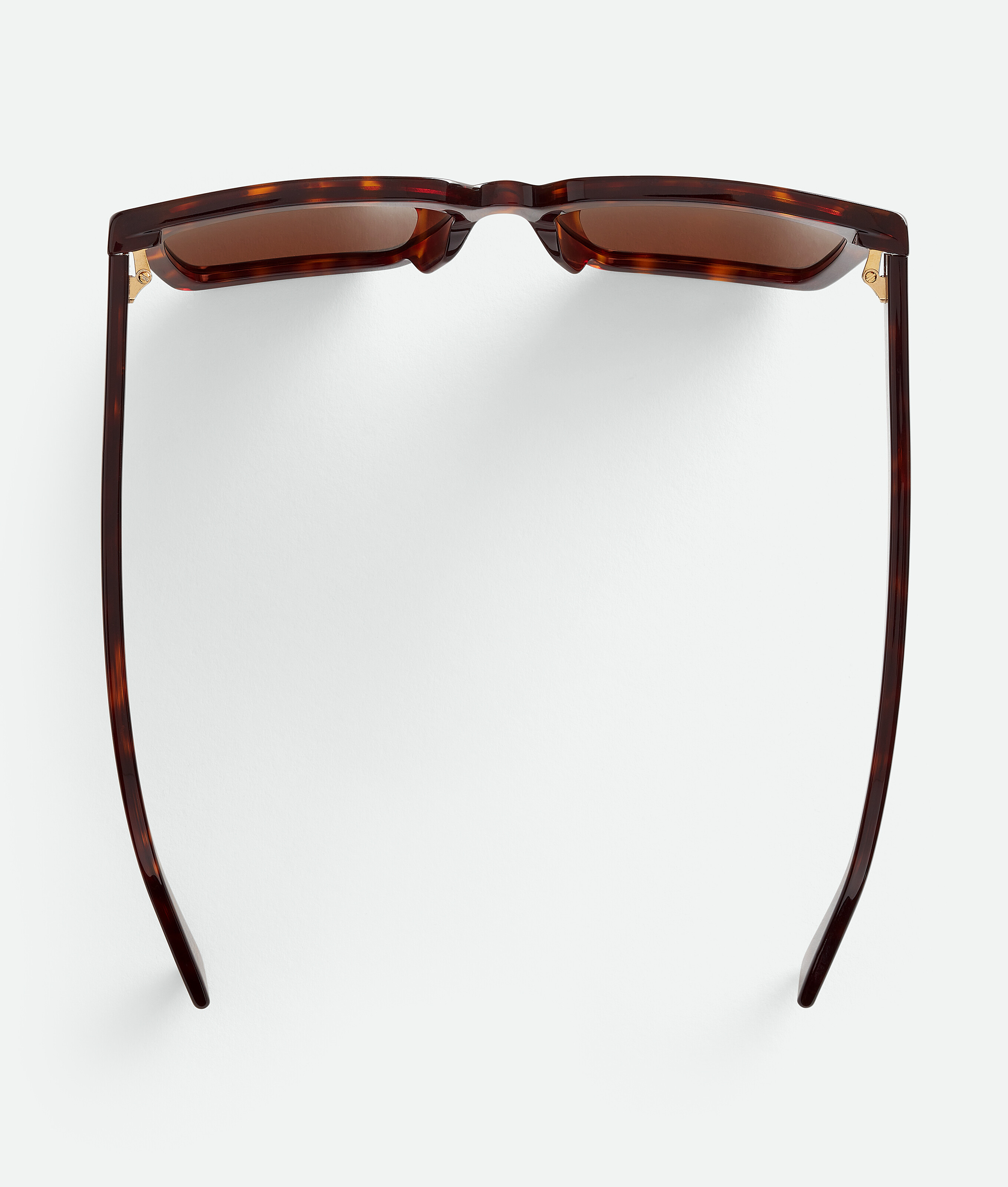 Shop Bottega Veneta Soft Recycled Acetate Square Sunglasses In Brown