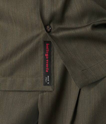 Wool Subtle Chevron Shirt