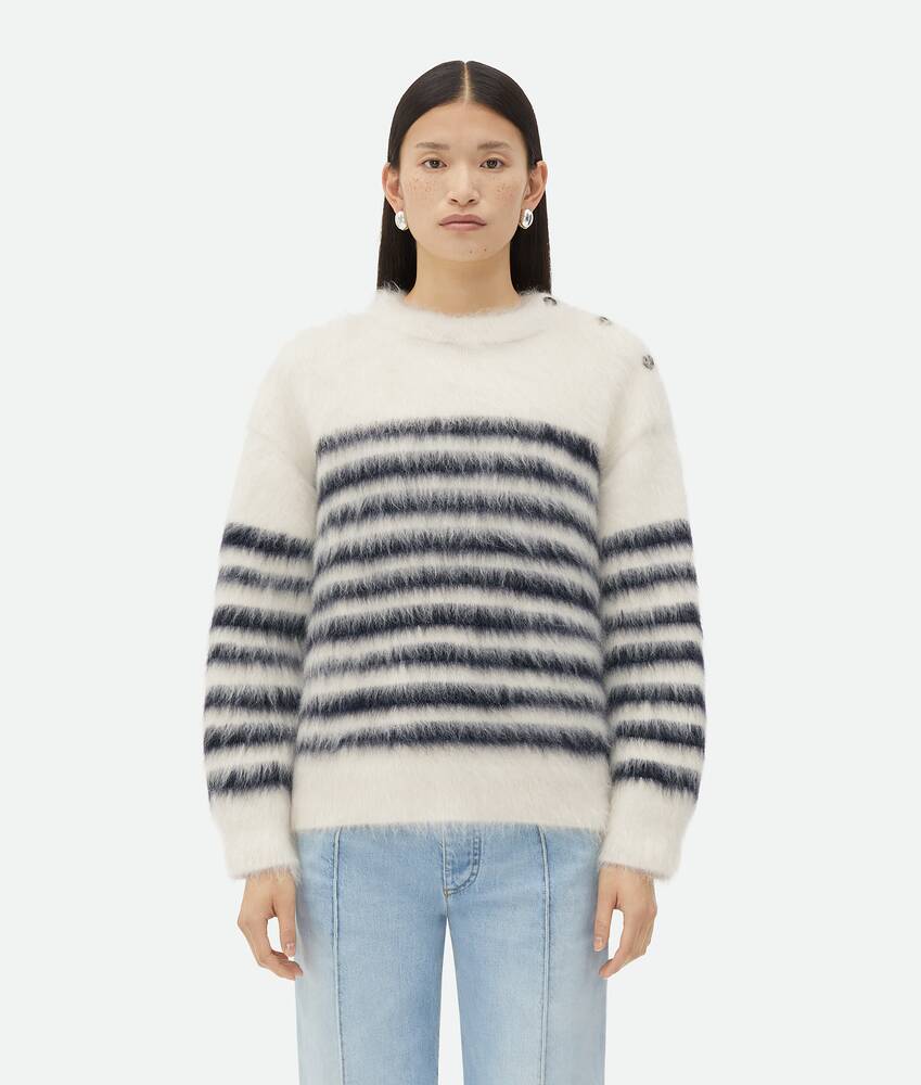 Display a large version of the product image 1 - Heavy Marinière Mohair Jumper