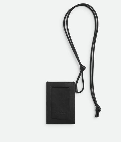 Intrecciato Badge Holder