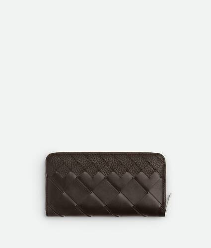 Display a large version of the product image 1 - Intrecciato Zip Around Wallet