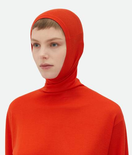 Light Fine Cashmere Hooded Jumper