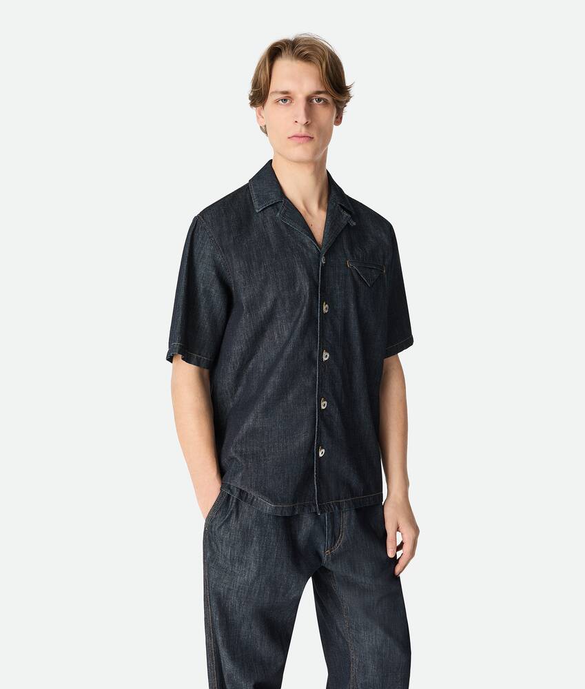 Ein größeres Bild des Produktes anzeigen 1 - Hemd aus Denim mit Indigo-Waschung