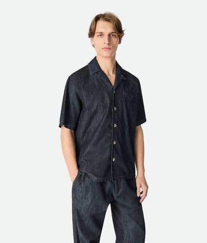 Ein größeres Bild des Produktes anzeigen 1 - Hemd aus Denim mit Indigo-Waschung