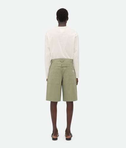 Light Cotton Twill Cargo Shorts