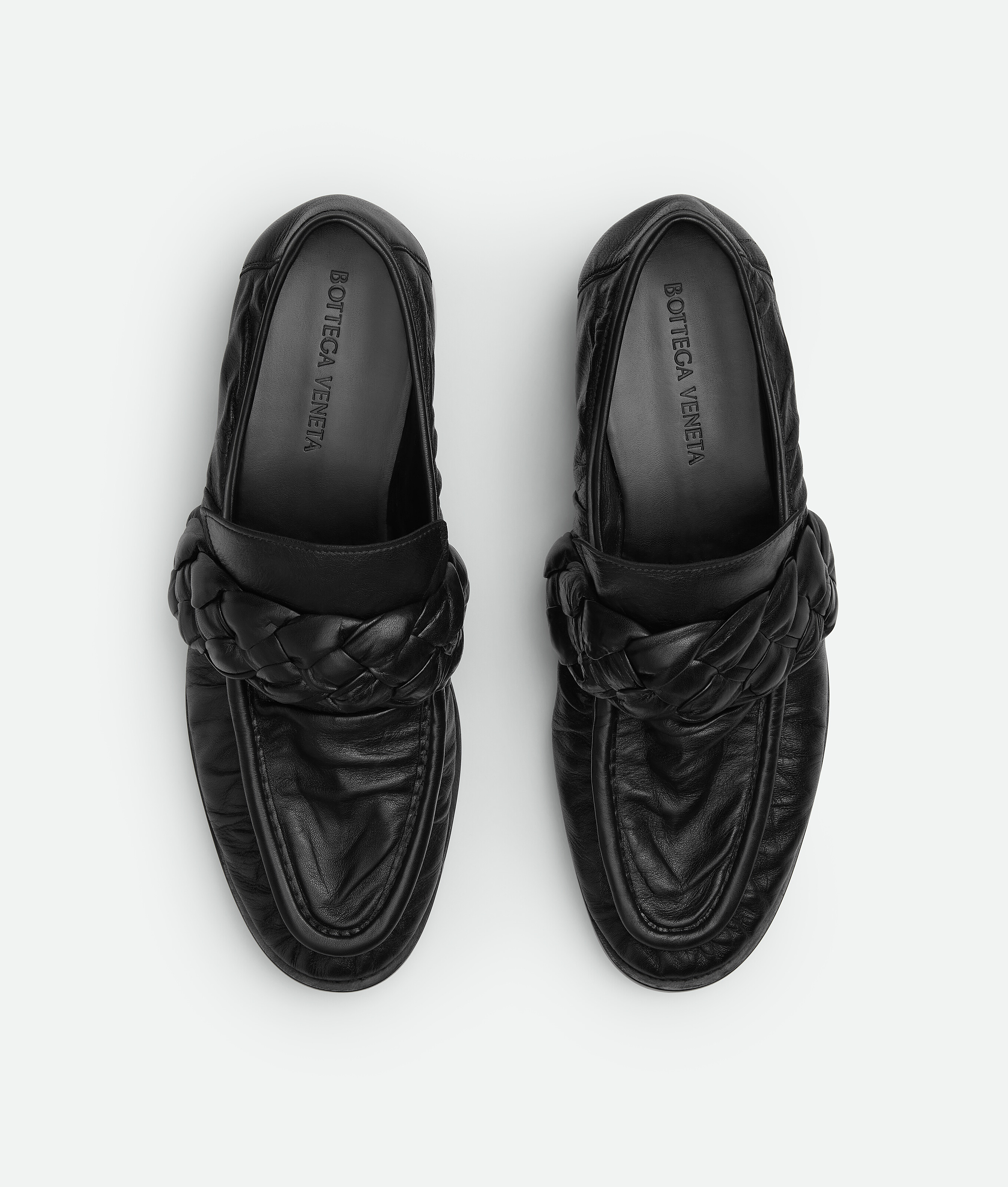Shop Bottega Veneta Astaire Loafer In Black